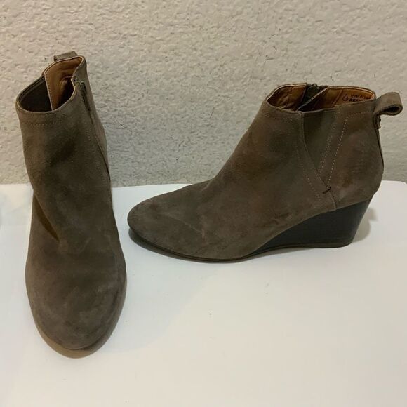 Vionic Gray Paloma Wedge Ankle Boot Women Size 9 - Picture 4 of 16